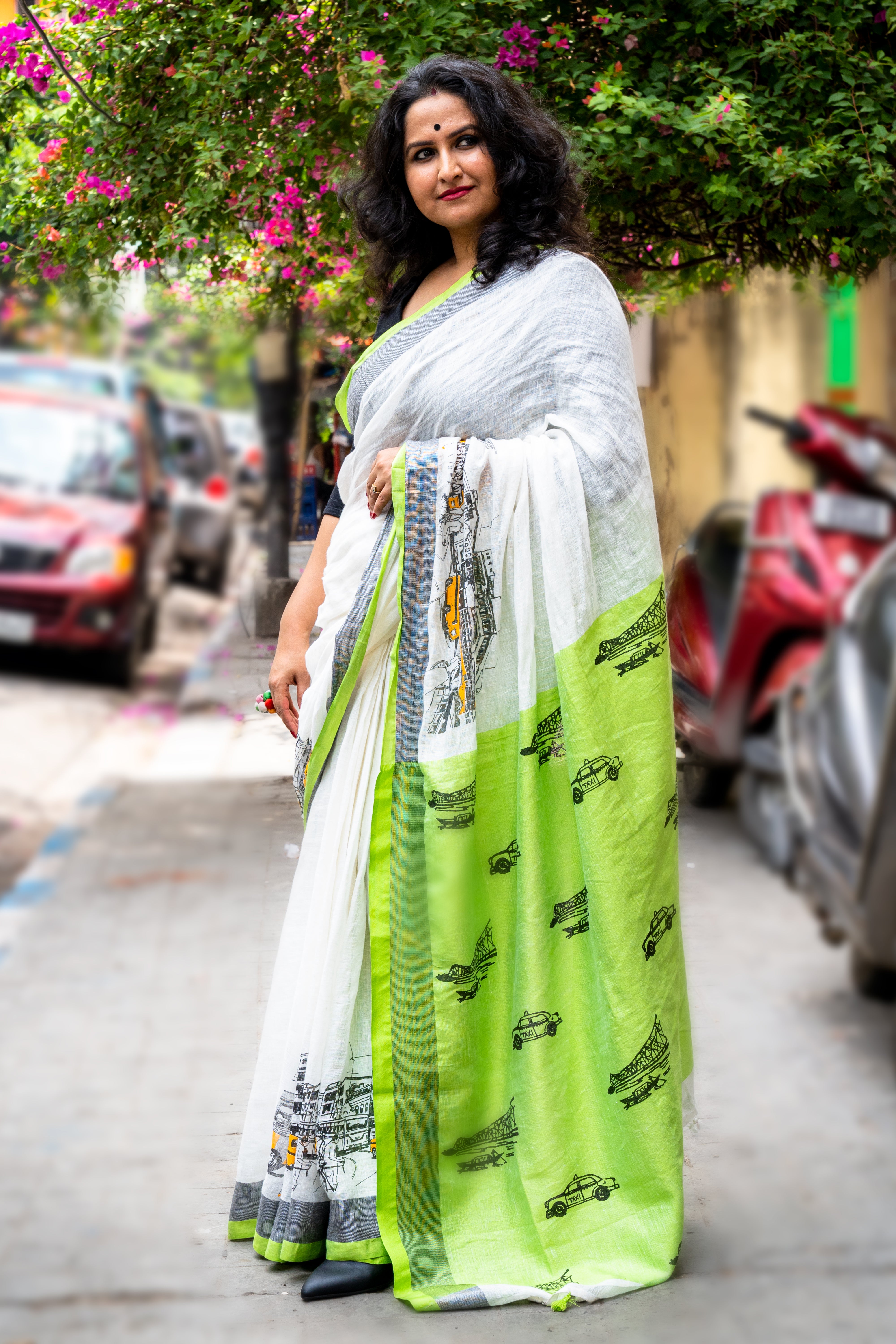 KOLKATA LINEN GREEN